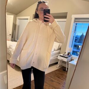 Filoro Cashmere Hooded Cardigan